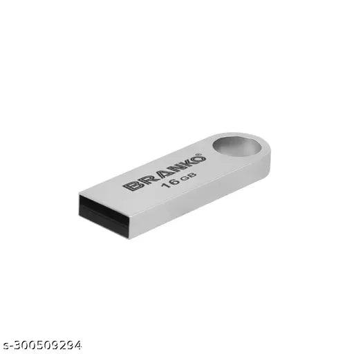Metal Pen Drive 16GB,Usb 2.0 High Performance with Read Speed Upto 15MB/s M20 (16GB) - Springkart