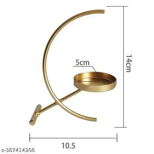 Premium Metal Candle Holders for Housewarmings or Anniversaries Set of 2 - Springkart