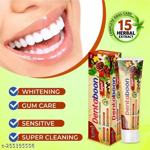 Ayurvedic Toothpaste - DENTABOON SUPER - PACK OF 2