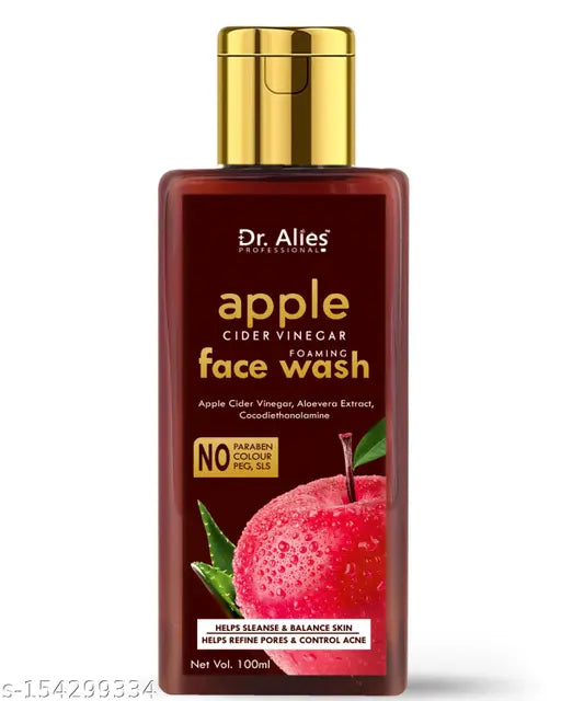 Cider vinegar Facewash with Aloe Vera Extract for Acne & Deep Cleansing Face Wash (100 ml) - Springkart