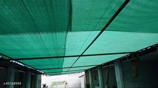 GARDEN SHED NET 10X 12 FEET ROLE Green net for Garden Shade Green Net 3MX4M , 90% Quality 2 SIDE STICHED for Garden - Springkart