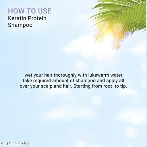 Keratin Smoothenig hair Shampoo For Weak & Damaged Hair | 250ml, pack of 1 - Springkart