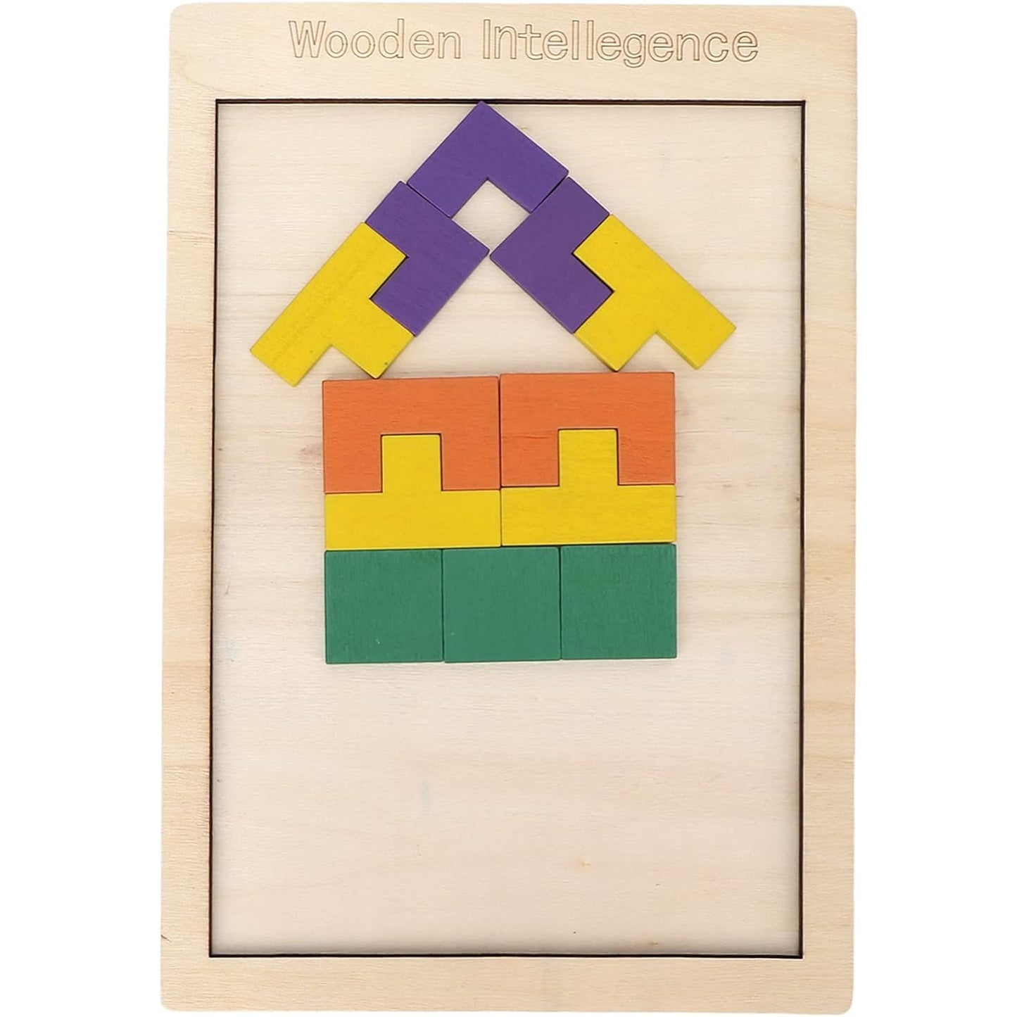 4296 Wooden Blocks Puzzle Childrens Educational Toys Russian Block Block Puzzle For Early Childhood Education And Relaxing Brain Toys Help Prevent - Springkart
