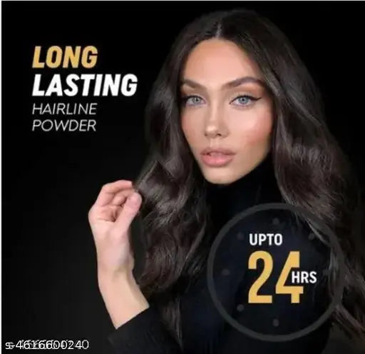 Cover-Up Hair Powder - Black, Helps Cover Grey Roots & Bald Spots Instantly (4 G)(PACK OF 1) - Springkart