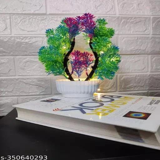 Artificial Bonsai Tree with Pot for Home Decor Living Room Office Desk - Springkart