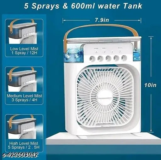 Trendy Portable Air cooler-Recharable Coller - Springkart