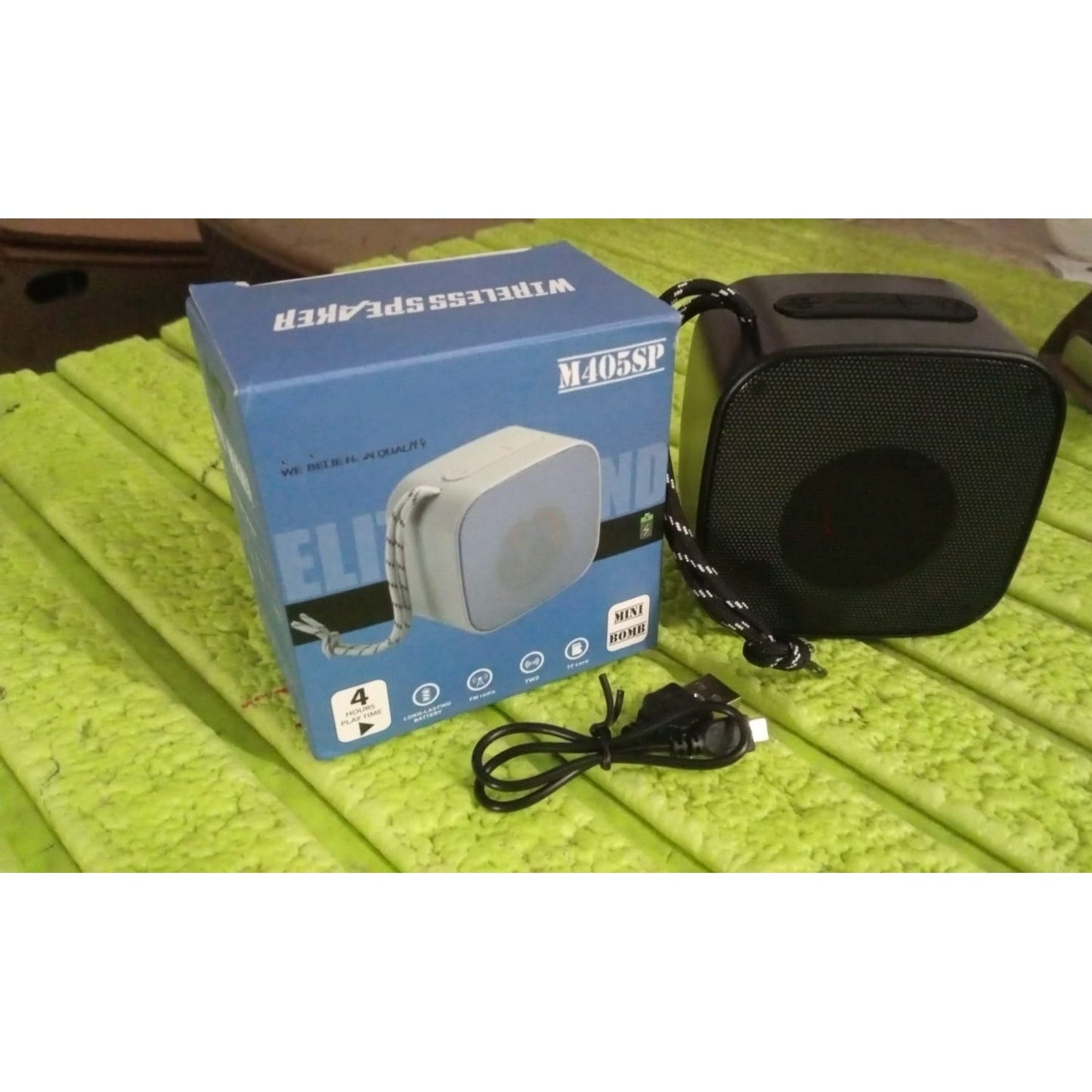 Portable Mini Wireless Bluetooth Speaker (Multicolor / Pack of 1) - Springkart