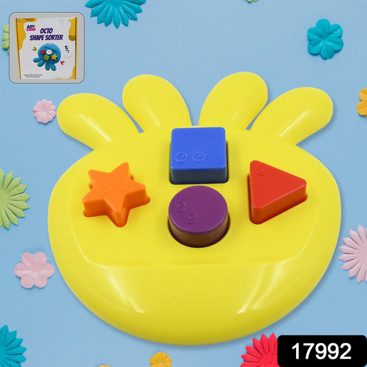 octoĀ Shape sorter Toy Game That Make Your Kid's brain Sharp, Increase Grasping And Sorting Power Education Learning For Girls & boy, Gift Product (1 Pc)Ā - Springkart