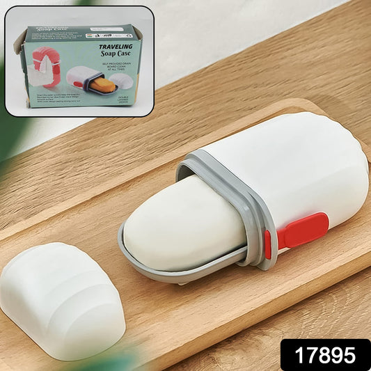 Stylish and Practical Soap Holder for Travel Soap Box With Secure Seal and Non Leak Design Stylish Soap Box for Home, Bathroom, Hiking, Travel, Camping Capsule Soap Box (1 Pc) - Springkart