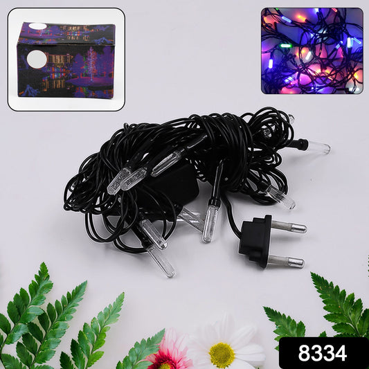 8334 Festival 3 Meter Festival Decoration LED String Light, Diwali Light for Indoor and Outdoor Uses in All Occasion Birthday Multi Colour Light (3Mtr) - Springkart