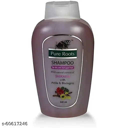 Pure Roots Shampoo Amla & Shikakai with Reetha (500 ml)