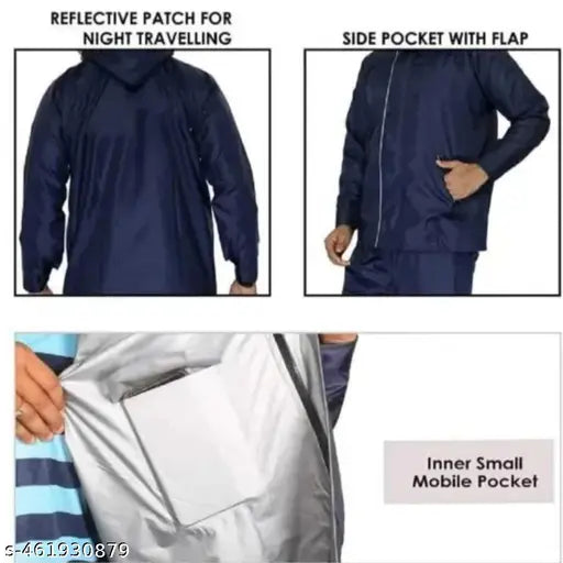 MEN&WOMEN 100% WATERPROOF RAINWEAR Men's Rainsuit - Springkart