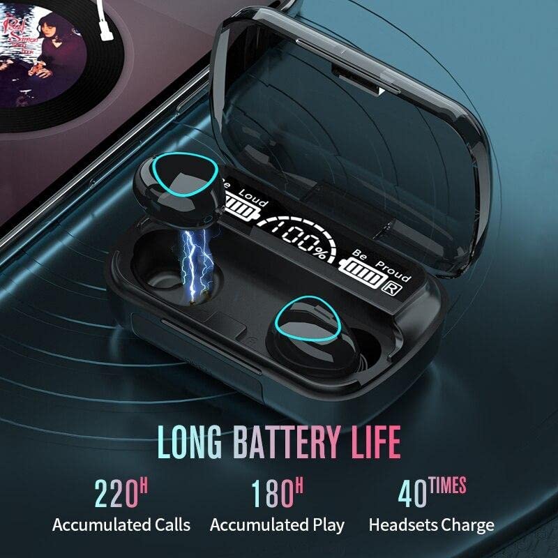 6644 Newest Wireless In Ear Earbuds Bluetooth 5.0 Headphones Mini Stereo Earbuds Sport Headset Bass Sound Built-in Micphone - Springkart