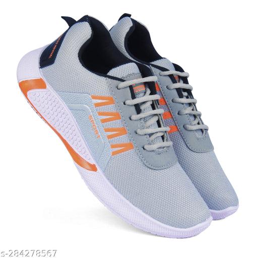 Royal Fashion Orange Solid Cricket Sports Running Shoes Men Under 200