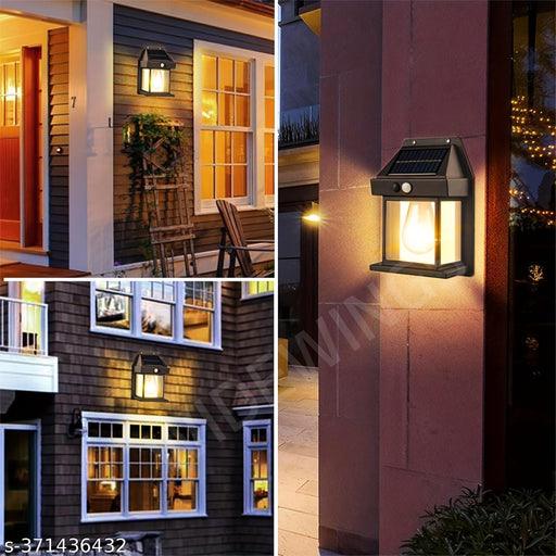 Solar Wall Lights Outdoor, Wireless Dusk to Dawn Porch Lights Fixture - Springkart