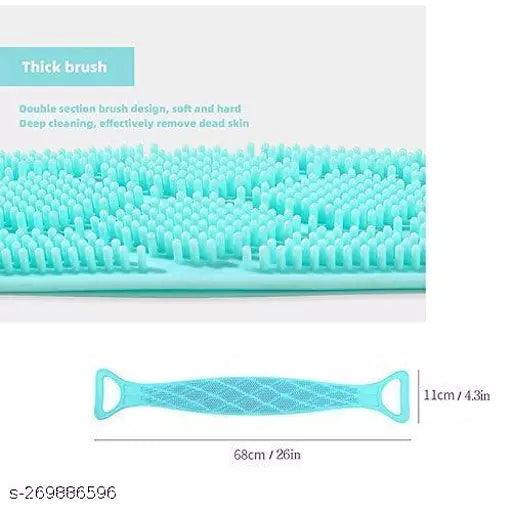 2 Pcs combo silicone Soft Cleaning Body Bath Brush - Springkart