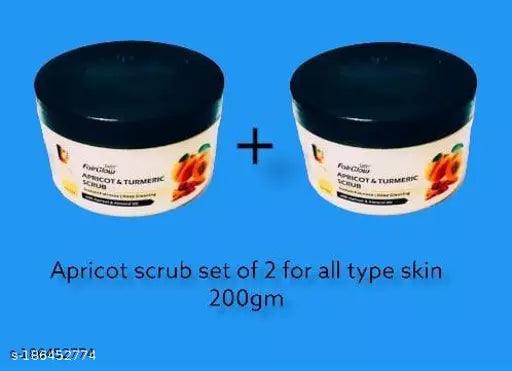 Face Scurb Fair Glow Apricot Turmeric Scrub - Springkart
