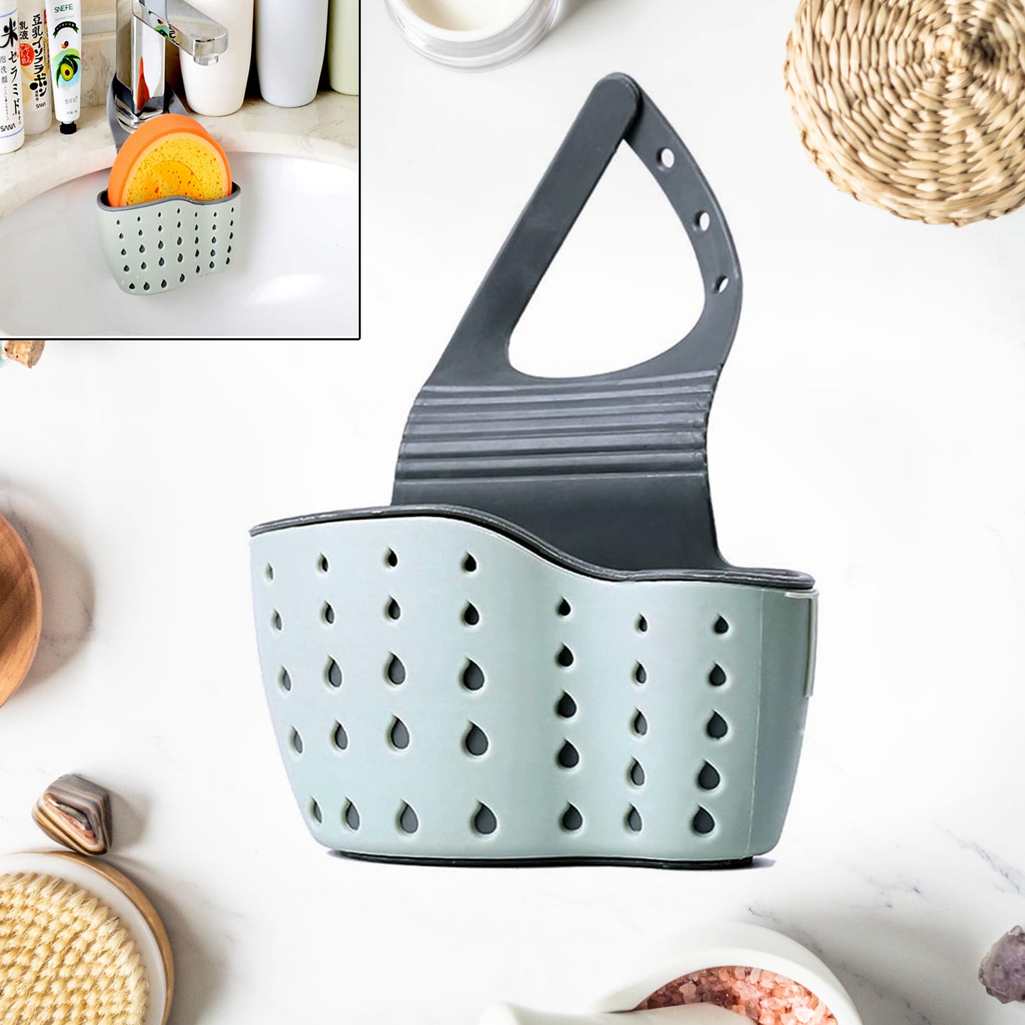 Multifunctional Kitchen Sink Organiser Kitchen Sink Caddy (1 Pc) - Springkart