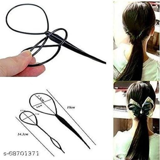 Trendy Combo of 10 Pcs 3 hair donuts 3 Banana Puff Maker, 4 piece juda maker - Springkart