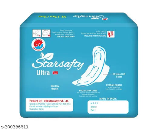 Starsafty Ultra Soft air fresh with wings XL 280 mm-70 pads pack of -10 sanitary pads,sanitary napkin,period pads,napkin pad,woman pad,ladies pads