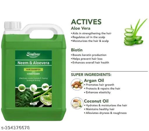 Aloe Vera Shampoo | Hair Shampoo Dandruff Control | Hair Loss Control (2 LTR SHAMPOO) - Springkart