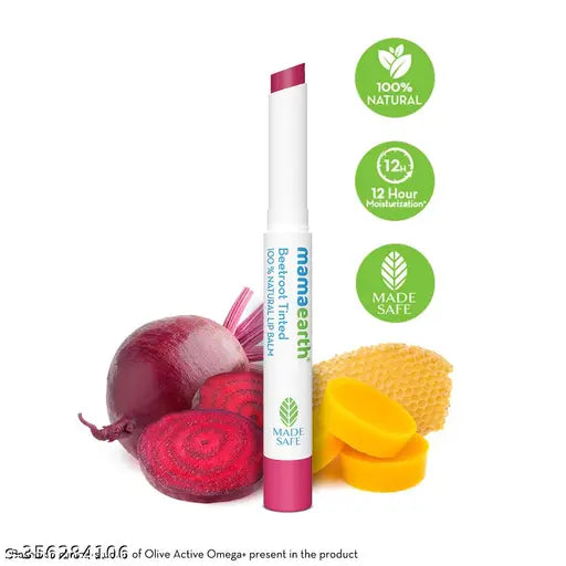 Mamaearth Beetroot Tinted 100% Natural Lip Balm 2 g.
