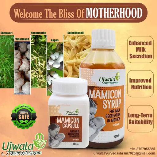 Mamicon Capsule Pack of 3 (30 Cap) IDudh ka srav badhane ki dawai - Springkart