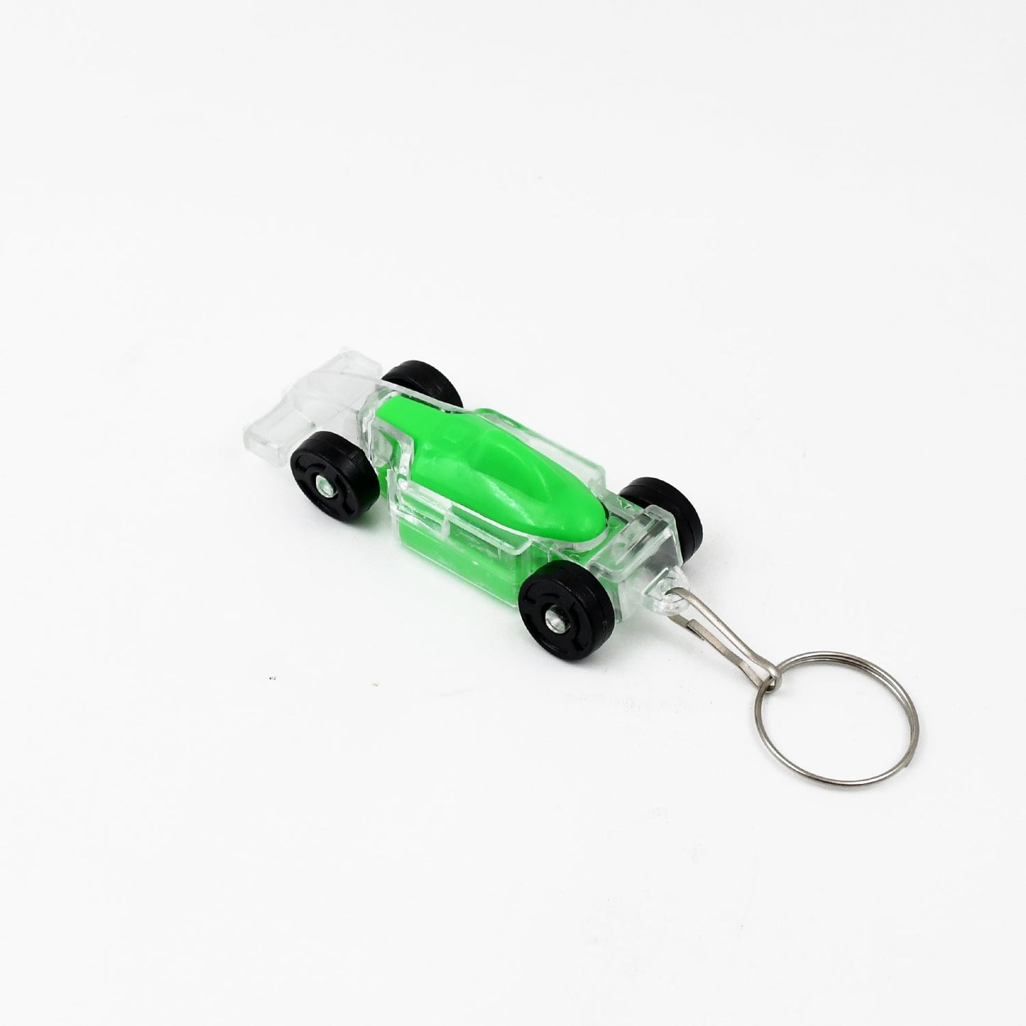 Cars Shape Keychain With On Off Button Led Flashing Light (1 Pc) - Springkart