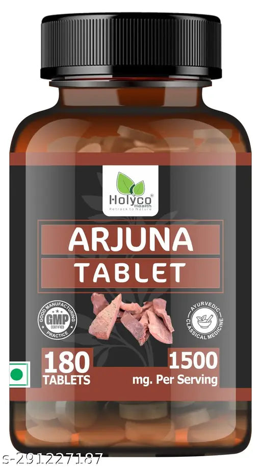 Good for skin, Strengthen digestion | 500mg per tablet Arjuna Tablet - 180 tablets - Springkart
