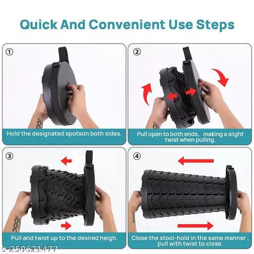 Adjustable Folding Stool (Lightweight Folding Stool) - Springkart