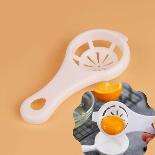 Plastic Egg Yolk Separator Egg White Yolk Filter Separator (1 Pc With Card Packing) - Springkart