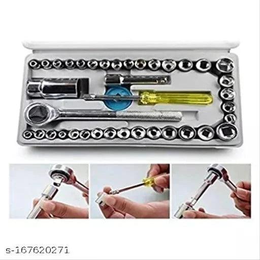Auto Car Repair Wrenches Set for Home Use Tool Kit 40 In 1 - Springkart