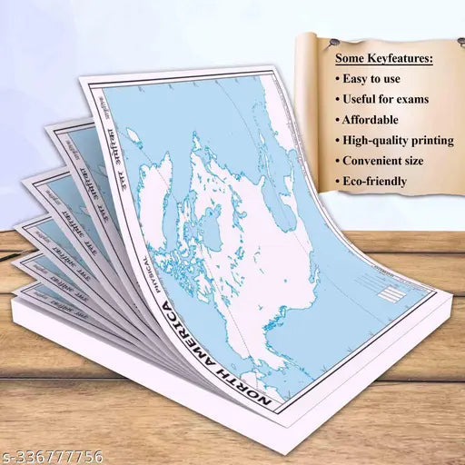 100 NORTH AMERICA PHYSICAL OUTLINE MAP FOR SCHOOL - Springkart