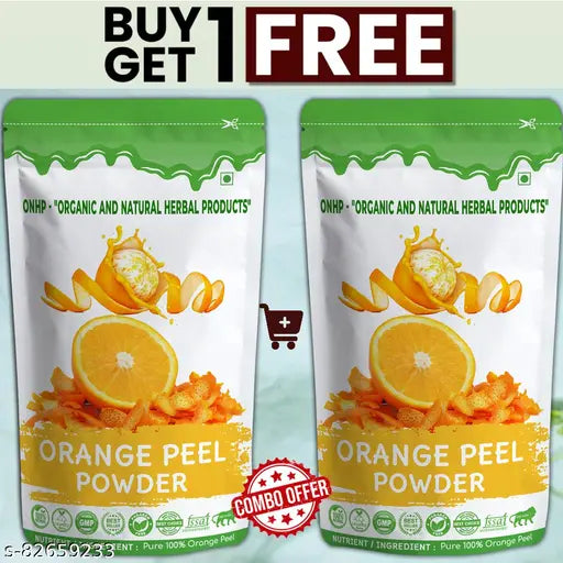 Orange Peel Powder| Herbal - 100 Gram pack 2 - Springkart