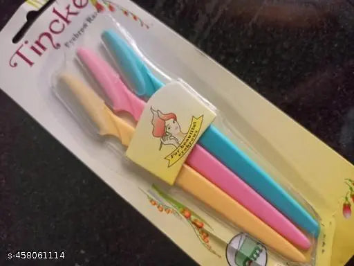 Eyebrow Painless Facial Hair Remover Razor For Face, Women And Men (3 Pack) - Springkart