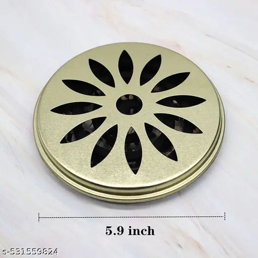 Stainless Steel Mosquito Coil Holder, Mosquito Coil Incense Burner With Cover For Outdoor Use, Deck, Patio, Pool Side, Camping, Hiking And Fishing | Pack - 1, Silver
