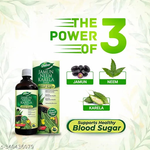 Dabur Jamun Neem Karela Juice 1 Ltr - LIMITED STOCK - Springkart
