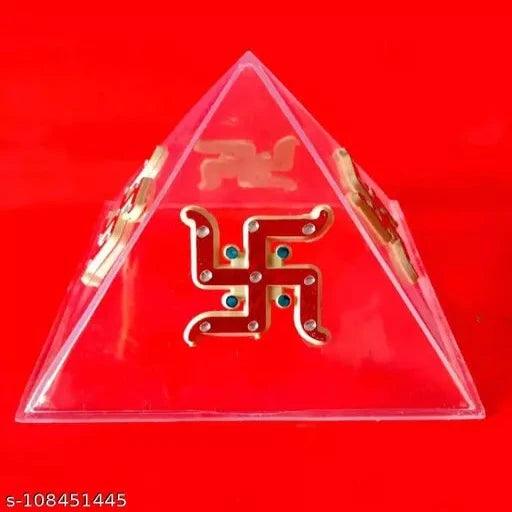 Shreenathji Wish Fulfillment Pyramid Vastu Feng Shui Sarva Karya Siddhi Yantra - Springkart