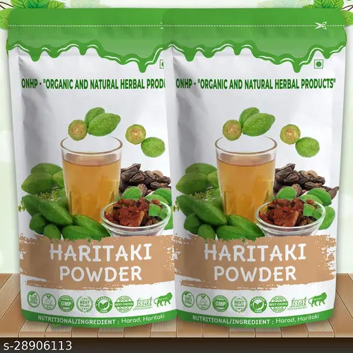 Haritaki Powder |Digestion, Hair Care, Liver, Stamina, Diabetes, Weight Loss and Immunity Booster - 100 Gram (Pack of 2) - Springkart
