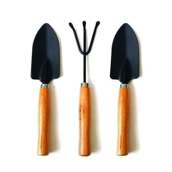0541 Small Sized Hand Cultivator Small Trowel Garden Fork (Set Of 3) - Springkart