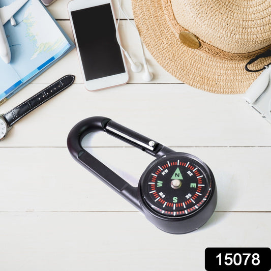 Clip Snap Hook Mini Compass (1 Pc / Mix Design) - Springkart