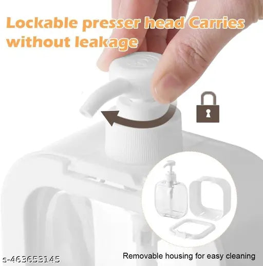 Reusable Empty Bottle Soap Dispenser for Bathroom Kitchen Large-Capacity Dispensing Bottle (PACK OF 2) - Springkart