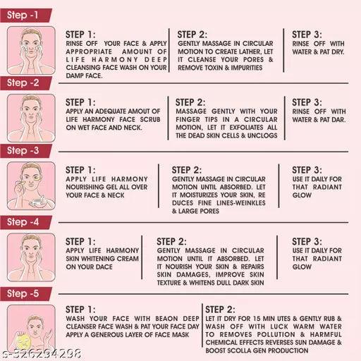 Mix Fruit Facial Kit for Fairness Instant (250 g) Facial Kit, Women Facial Kit - Springkart