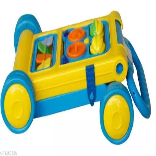 First Step Baby Kids Activity Walker Baby Walking Support Learning Walker Toy for Boy Girl 9 Mon-1.5 Yrs (Yellow) - Springkart