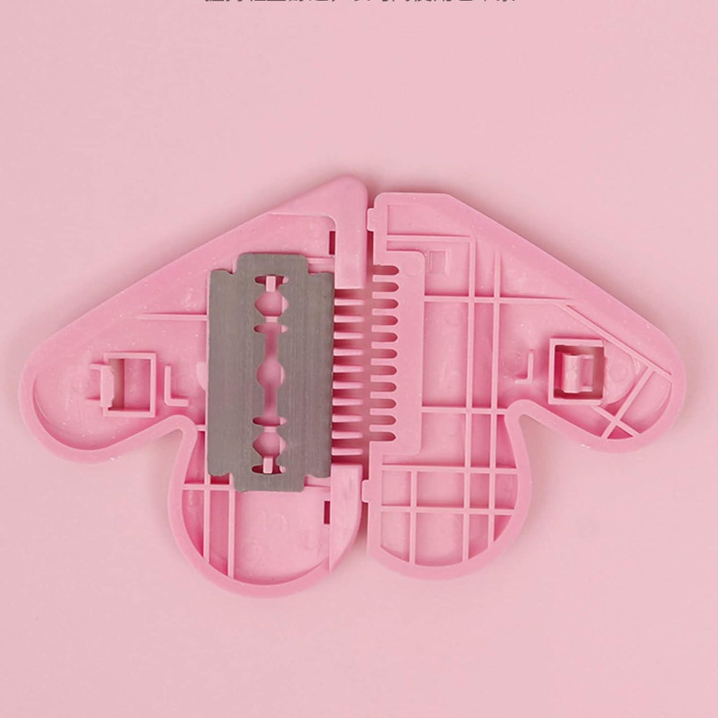 0361 Heart Shape Plastic Hair Cutting Scissors For Baby Girls Lightweight Portable Hair Thinning Doubleedge Stainless Steel Convenient For Hair Cutting For Hair Thinning (1 Pc ) - Springkart