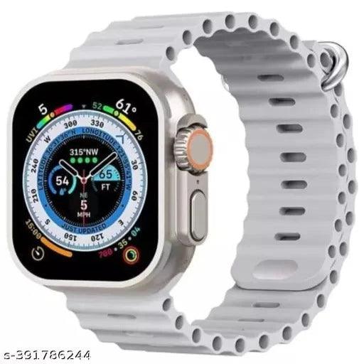 T800 Ultra Smart Watch 1.99" Fitness Tracker, Voice Assistance (Sliver) - Springkart