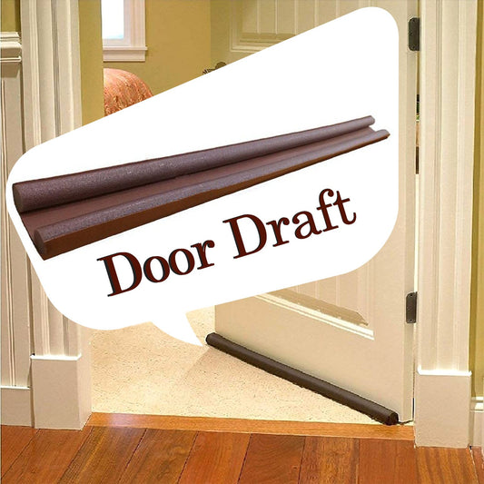 1752 Twin Door Draft Stopperguard Protector For Doors And Windows - Springkart