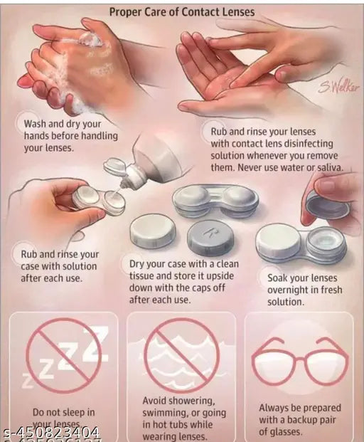 DARK BLUE EYE LENS - Contact Lens In Zero Power. - Springkart