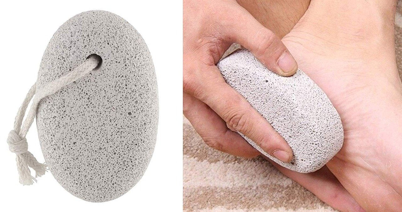 Oval Shape Stone Foot Heel Scrubber For Unisex Foot Scrubber Stone - Springkart