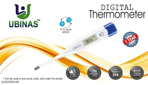 Digital thermometer for Kids & Adults Thermometer (White) - Springkart